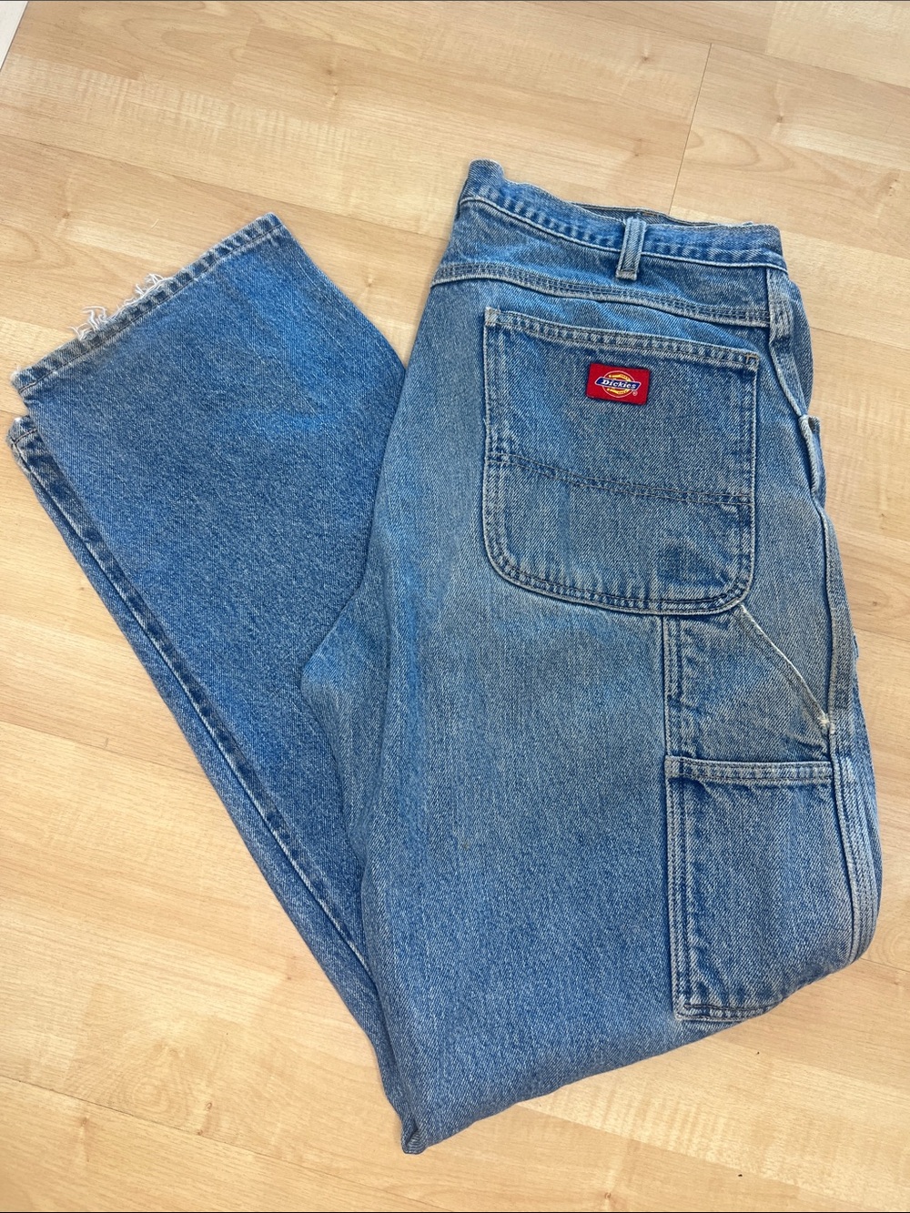 Dickies Men’s Light Blue Relaxed Carpenter Jeans